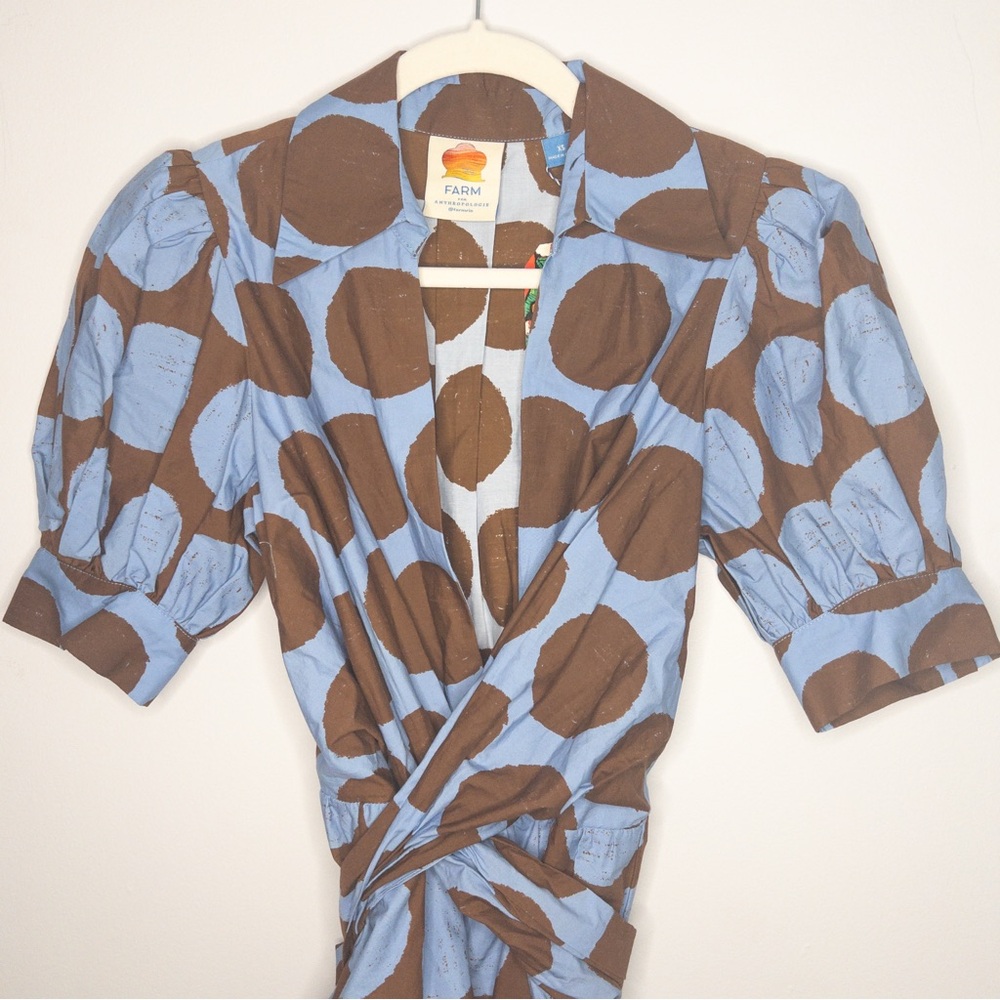Farm Rio Anthropologie Bow-Front Mini Dress - Picture 5 of 11